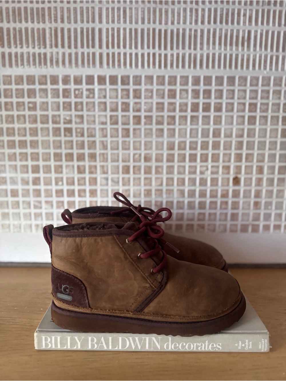 UGG Kids' Neumel II Waterproof Grizzly Boots - Size 5